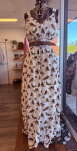 Load image into Gallery viewer, “Giddy Up” White Horse Dress