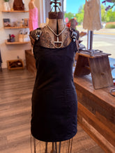 Load image into Gallery viewer, “Western Gal” Black Dress (Up To XL)