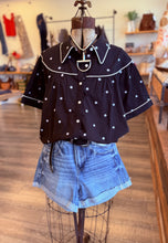 Load image into Gallery viewer, “County Chic” Short Sleeve Button Up