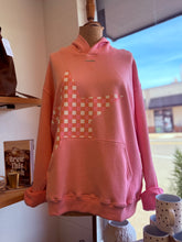 Load image into Gallery viewer, Pink Gingham Star Hoodie FOR YOUR SOUL