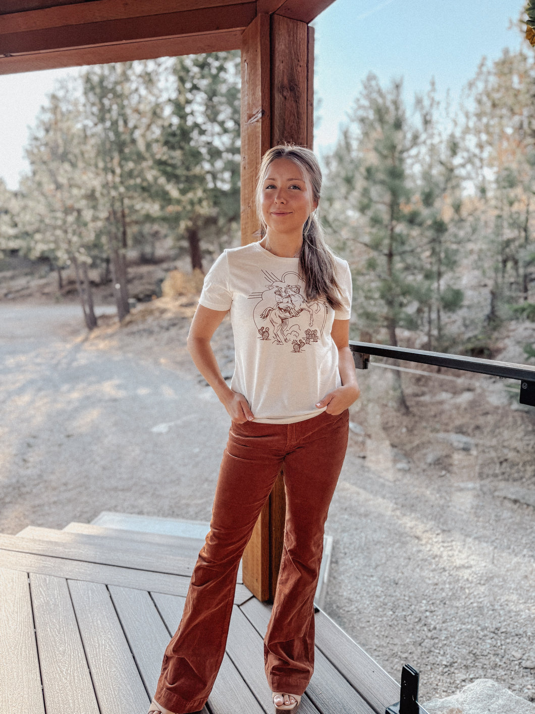 “Rusty” High Rise Flare