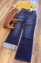 Load image into Gallery viewer, “The Great Outdoors” Dark Wash Jeans