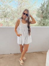 Load image into Gallery viewer, &quot;Weekend Getaway&quot; Striped Romper