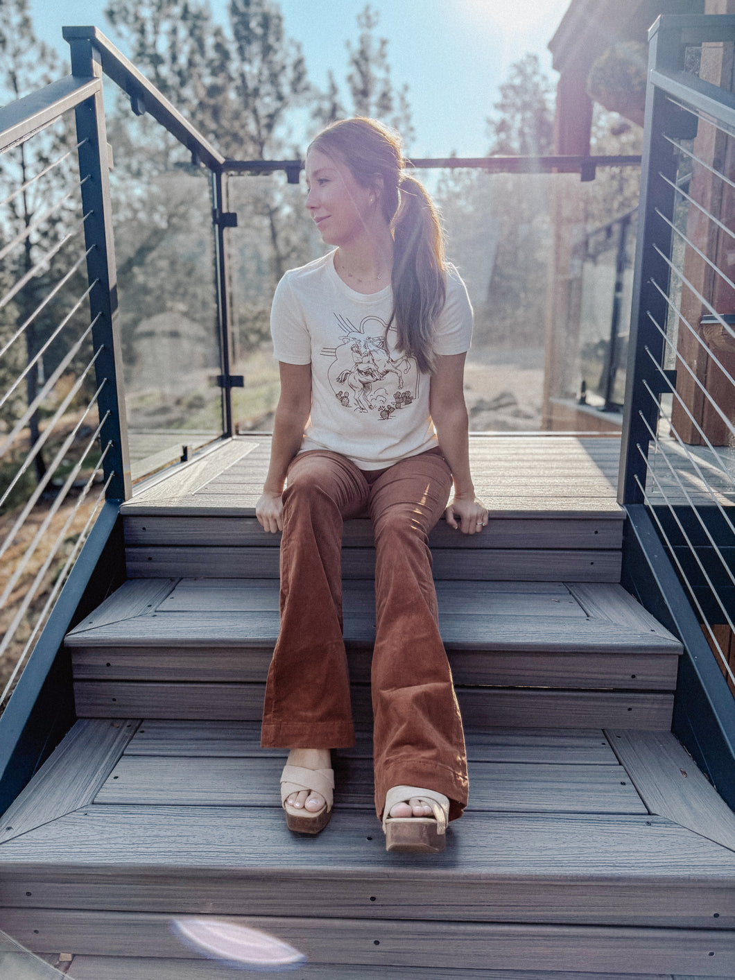 Stetson Vintage Cowgirl Tee (UP TO XL)