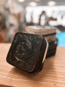 Tooled Patch Jewelry Box