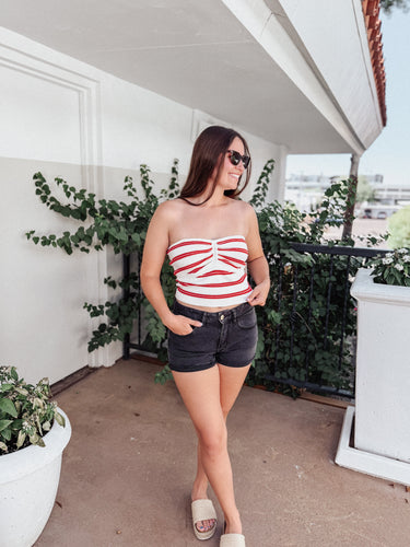 “American Girl” Strapless Top