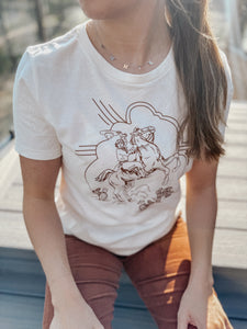 Stetson Vintage Cowgirl Tee (UP TO XL)