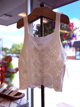 Load image into Gallery viewer, “Sweet Soul” White Knit Tank