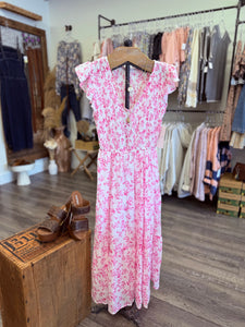 "Spring Wishes" Midi Dress