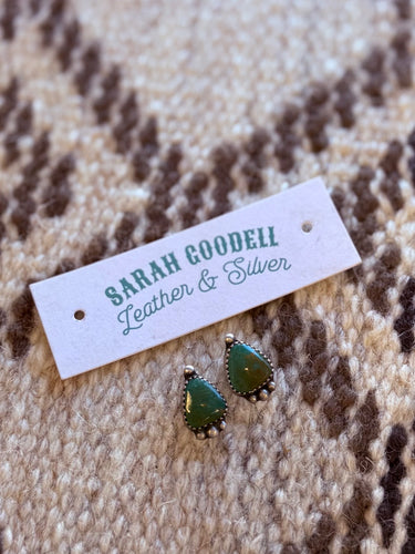 Sarah Goodell Silver & Turquoise Earrings