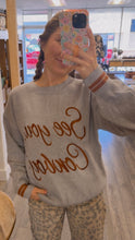 Load image into Gallery viewer, “See You, Cowboy” Sweater (Up To XL)