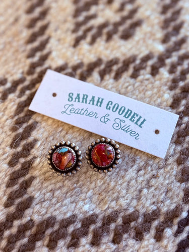 Sarah Goodell Silver & Turquoise Earrings