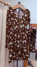 Load image into Gallery viewer, “Flirty” Brown Dress