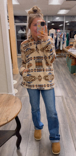 “Winter In The Desert” Quarter Zip (Up To XL)