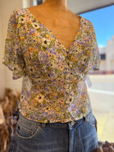 Load image into Gallery viewer, &quot;Wild Flowers&quot; Short Sleeve Blouse