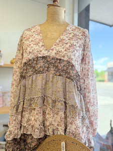 “American Honey” Long Sleeve Dress