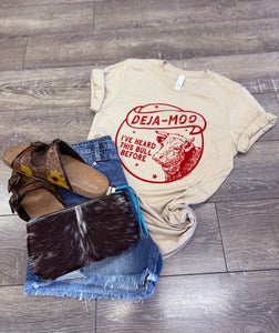 "Deja-Moo" Graphic Tee (Up to XL)