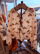 Load image into Gallery viewer, “Cowboy Up” Blouse (UP TO XL)