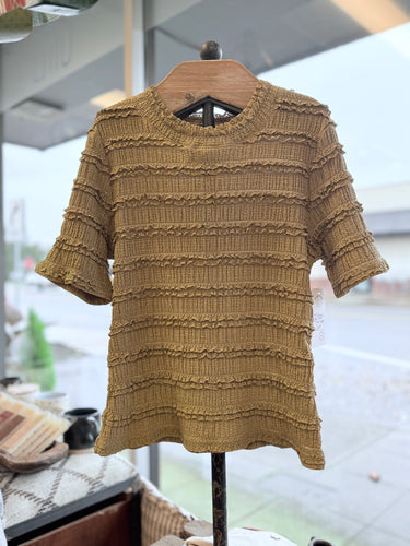 “Champagne Brunch” Lacey Top