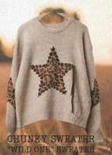 Load image into Gallery viewer, "Wild One" Star Sweater