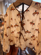 Load image into Gallery viewer, “Cowboy Up” Blouse (UP TO XL)