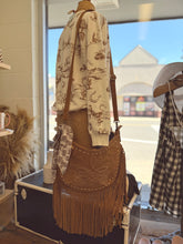 Load image into Gallery viewer, Moon Bag With Fringe