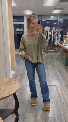 “Evergreens” Long Sleeve Top