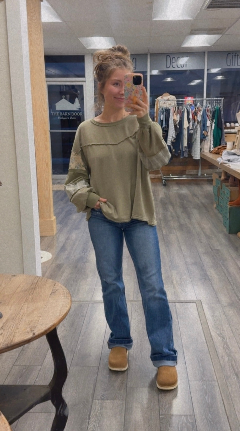 “Evergreens” Long Sleeve Top