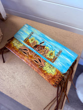 Load image into Gallery viewer, Painted Fringe Clutch