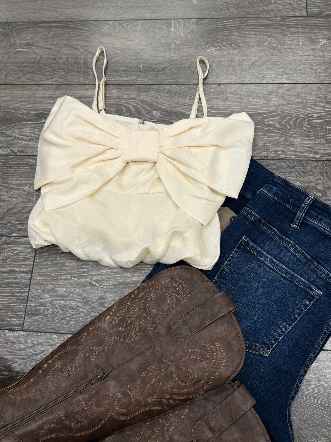 “New Year, Same Me” Bow Tank