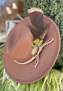 Brown Fashion Hat