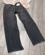 Load image into Gallery viewer, “Cool Girl” Black Barrel Jeans