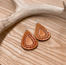 Load image into Gallery viewer, Whiskey Jain Leather Earrings