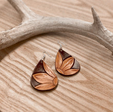 Load image into Gallery viewer, Whiskey Jain Leather Earrings