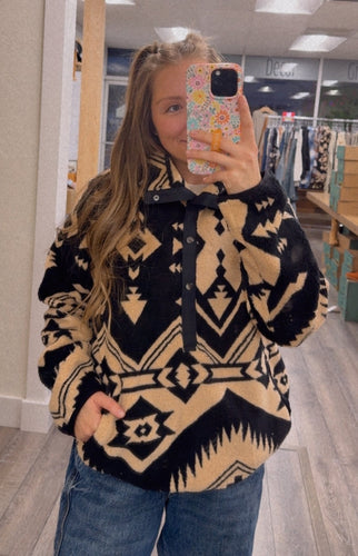 “Winter On The Farm” Quarter Button Up (Up To XL)