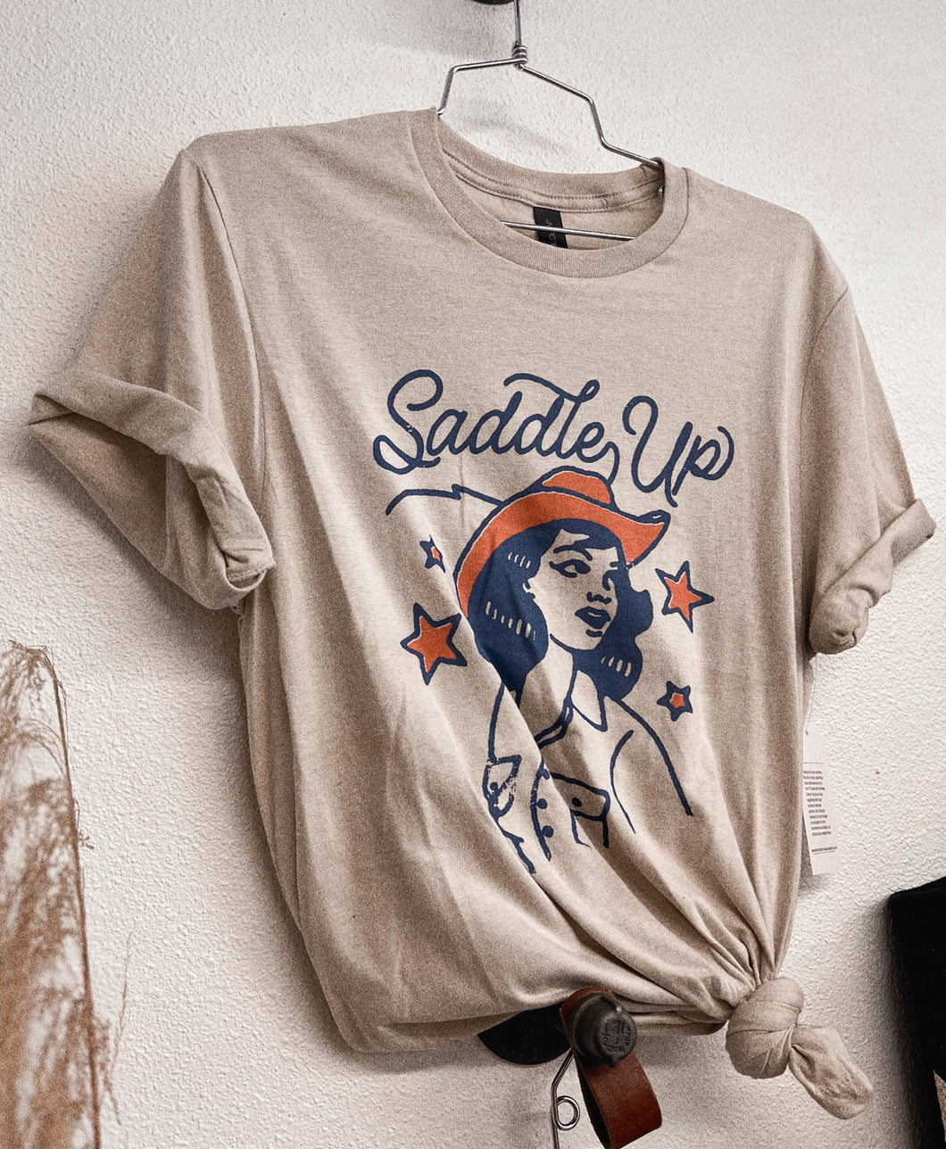 “Saddle Up” Tee (Up To XL)